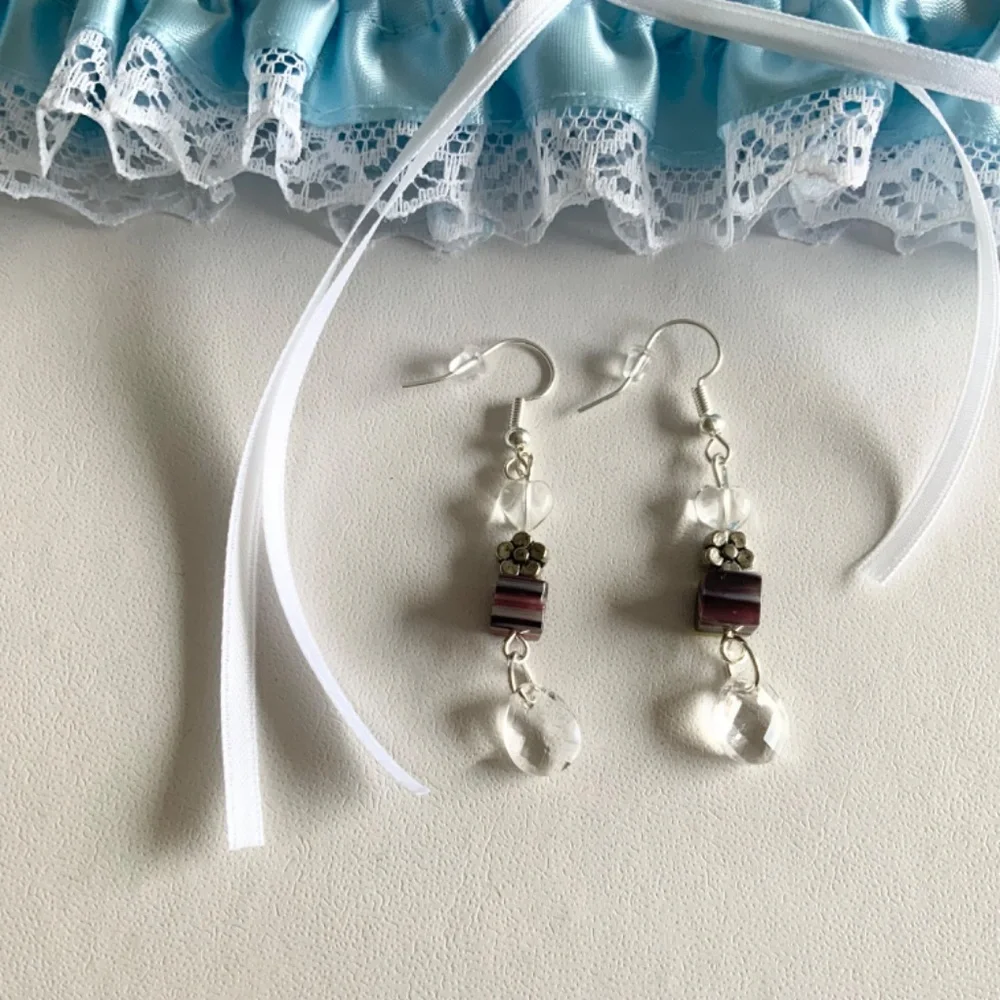 New Handmade Boho Czech Glass Beaded Dangle/Drop Earrings
